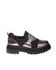  Bruno Scarpe Loafer Ανθρακί με Strass