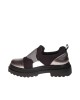  Bruno Scarpe Loafer Ανθρακί με Strass