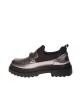  Bruno Scarpe Loafer Ανθρακί με Strass