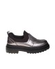  Bruno Scarpe Loafer Ανθρακί με Strass