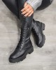    Bruno Scarpe Μποτάκι Δέρμα 3/4 Μαύρο BS-11008-B