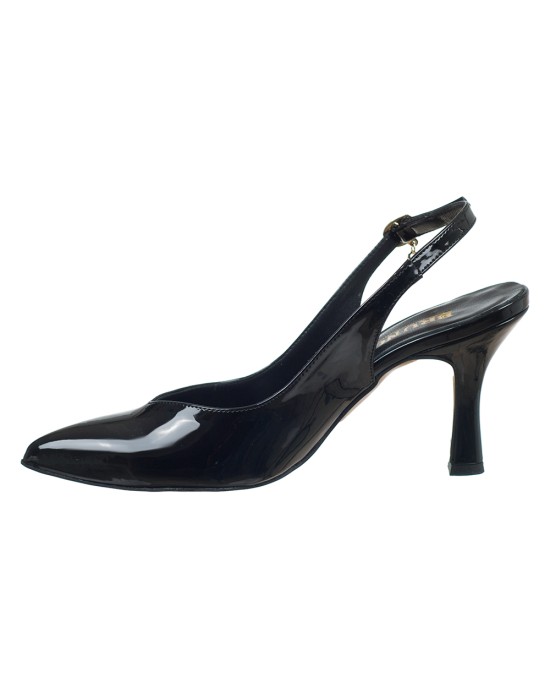  Bruno Scarpe Γόβα Mule Λουστρίνι Μαύρη