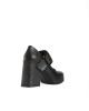 Bruno Scarpe Γόβα Καρέ με Φιάπα Μαύρο Bruno Scarpe Γόβα Καρέ με Φιάπα Μαύρο
