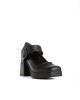 Bruno Scarpe Γόβα Καρέ με Φιάπα Μαύρο Bruno Scarpe Γόβα Καρέ με Φιάπα Μαύρο