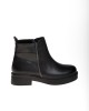 Bruno Scarpe Μποτάκι με Λωρίδα Strass στο πλάι Μαύρο Bruno Scarpe Μποτάκι με Λωρίδα Strass στο πλάι Μαύρο