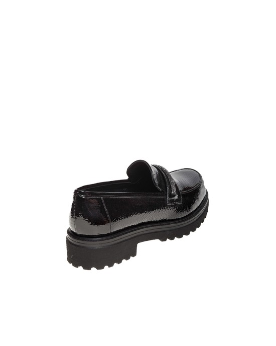 Bruno Scarpe Loafer Λουστρίνι Μαύρο με Strass Bruno Scarpe Loafer Λουστρίνι Μαύρο με Strass