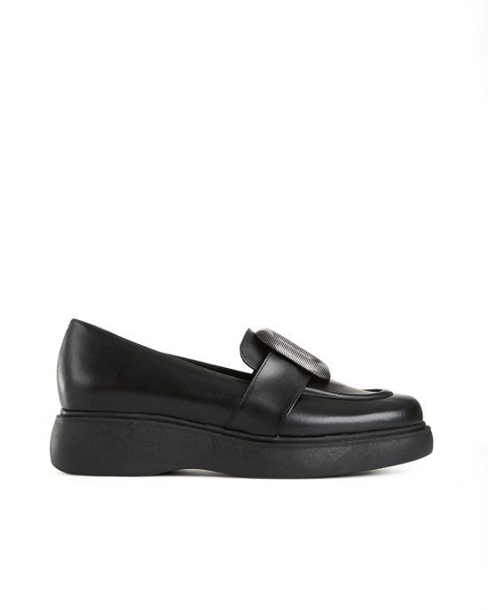  Bruno Scarpe Loafer Μαύρο 
