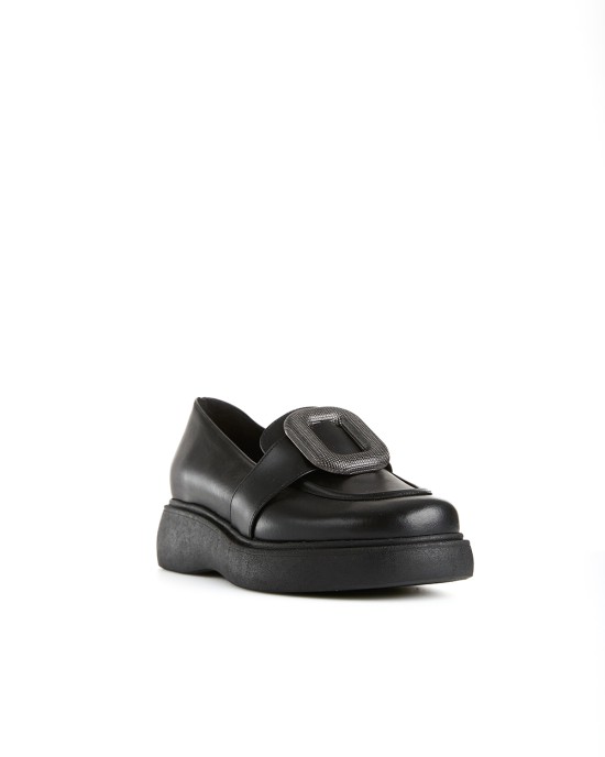  Bruno Scarpe Loafer Μαύρο 