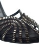   Bruno Scarpe Πέδιλο Γνήσιο Δέρμα Mirror Strass Μαύρο