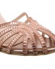   Bruno Scarpe Πέδιλο Γνήσιο Δέρμα Mirror Strass Χαλκός