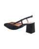  Bruno Scarpe Γόβα Mule Μυτερή Ψάθα Μαύρο