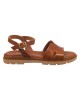   Bruno Scarpe Γνήσιο Δέρμα Flat Πέδιλα Ταμπά 