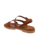   Bruno Scarpe Γνήσιο Δέρμα Flat Πέδιλα Ταμπά 