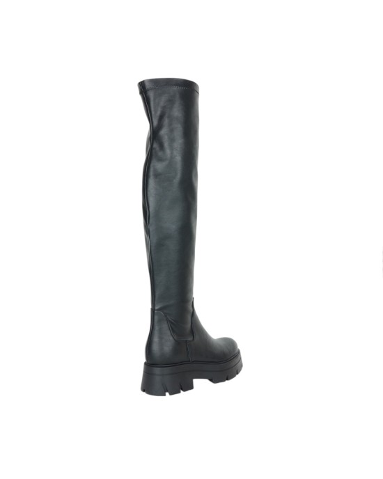   Bruno Scarpe Μπότα Δέρμα Over the knee Μαύρο BS-X24-142