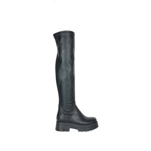 Bruno Scarpe Μπότα Δέρμα Over the knee Μαύρο BS-X24-142   Bruno Scarpe Μπότα Δέρμα Over the knee Μαύρο BS-X24-142