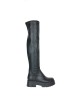   Bruno Scarpe Μπότα Δέρμα Over the knee Μαύρο BS-X24-142
