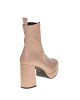 Bruno Scarpe Μποτάκι Καρέ με Φιάπα Nude Bruno Scarpe Μποτάκι Καρέ με Φιάπα Nude