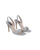 Πέδιλο Ασημί Glitter. 'Υψος τακουνιού 9cm. BS-41366S Πέδιλο Ασημί Glitter. 'Υψος τακουνιού 9cm. BS-41366S
