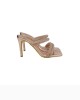 Πέδιλο Mules Χαλκός με Strass Λουράκια. BS-701-1C Πέδιλο Mules Χαλκός με Strass Λουράκια. BS-701-1C