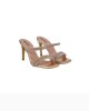 Πέδιλο Mules Χαλκός με Strass Λουράκια. BS-701-1C Πέδιλο Mules Χαλκός με Strass Λουράκια. BS-701-1C