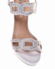 BRUNO SCARPE - Πέδιλο Λευκό με Strass BS-07278-W