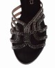 BRUNO SCARPE - Πέδιλο Μαύρο με Strass BS-07280-B