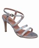 Bruno Scarpe - Πέδιλο Ασημί Snake Print  BS-00712-S   