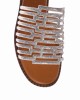 BRUNO SCARPE - Γνήσιο Δέρμα Παντόφλα Ασημί με Strass BS-07287-S BRUNO SCARPE - Γνήσιο Δέρμα Παντόφλα Ασημί με Strass BS-07287-S