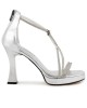  Bruno Scarpe Πέδιλα σε Ασημί χρώμα BS-3036S