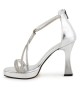 Bruno Scarpe Πέδιλα σε Ασημί χρώμα BS-3036S