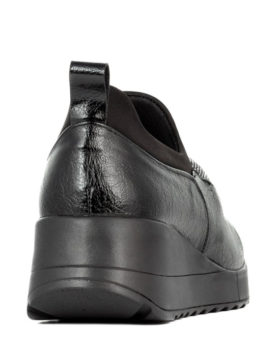  Bruno Scarpe Loafer με Υπερυψωμένη Σόλα Μαύρο BS-2240B