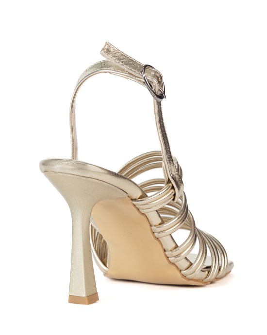  Bruno Scarpe Πέδιλα σε χρυσό χρώμα BS-01480G