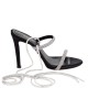  Bruno Scarpe Πέδιλα με Κορδόνι Strass Μαύρο BS-0900